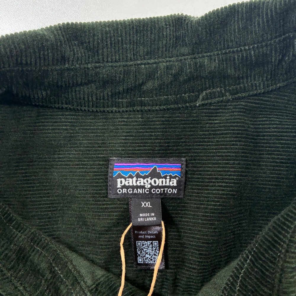 NEW Patagonia Corduroy Shirt 2XL Old Growth Green Shacket 42445 OLGG - Picture 5 of 10
